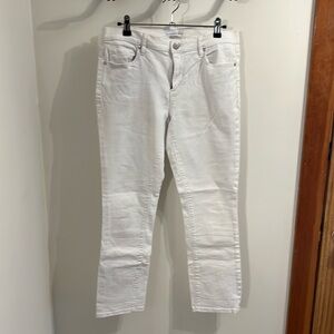 LOFT White Skinny Jeans
